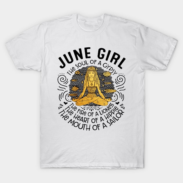 june girl T-Shirt by Minkey